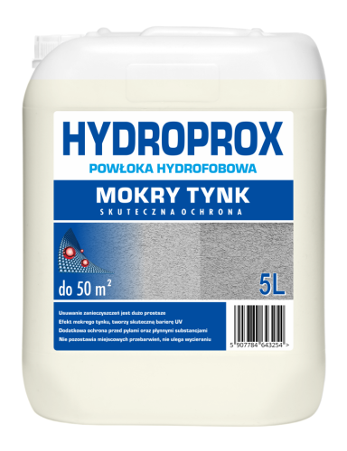 HYDROPROX IMPREGNAT MOKRY TYNK ELEWACYJNY 5L