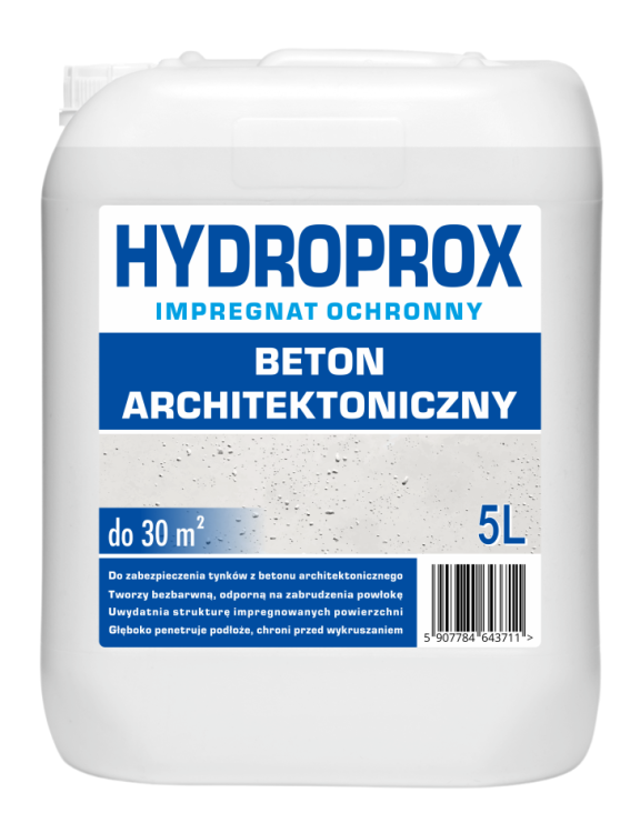 HYDROPROX IMPREGNAT OCHRONNY BETON ARCHITEKTONICZNY 5L