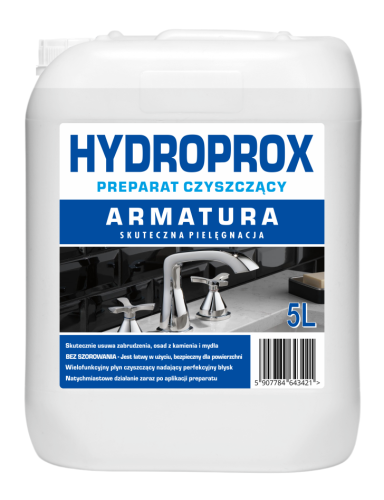 hydroprox czyszczenie armatura 5L