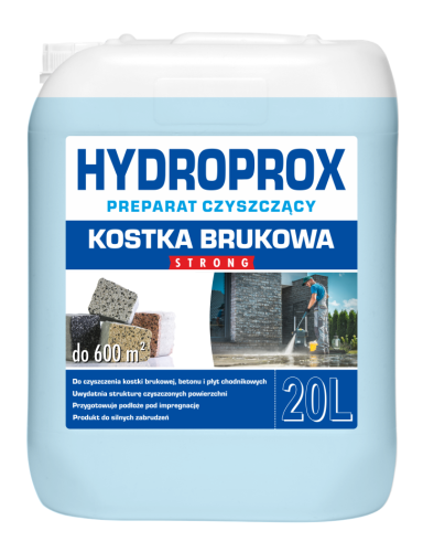 HYDROPROX CZYSZCZENIE KOSTKA BRUKOWA 20L