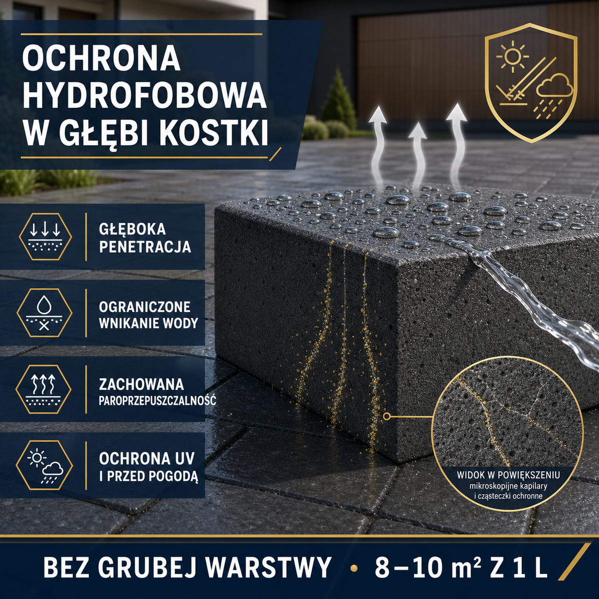 ESANDOL pro line powłoka hydrofobowa kostka brukowa