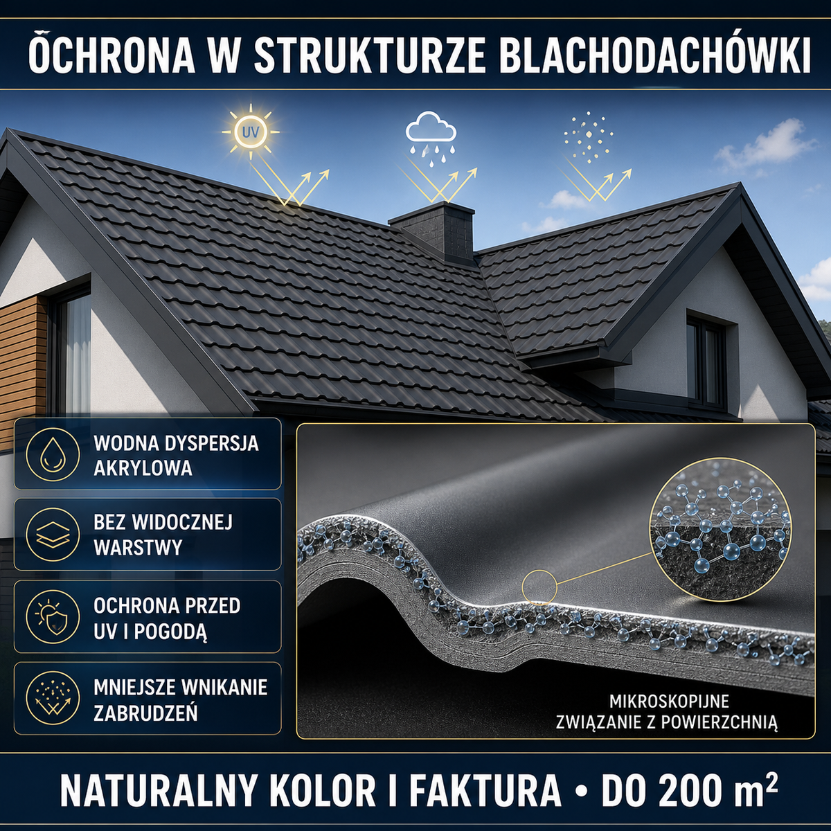 ESANDOL pro line powłoka ochronna blachodachówka