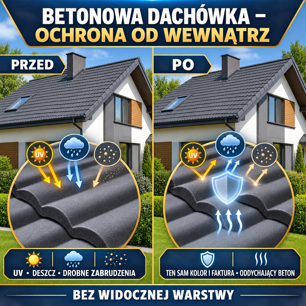 ESANDOL pro line powłoka ochronna dachówka betonowa