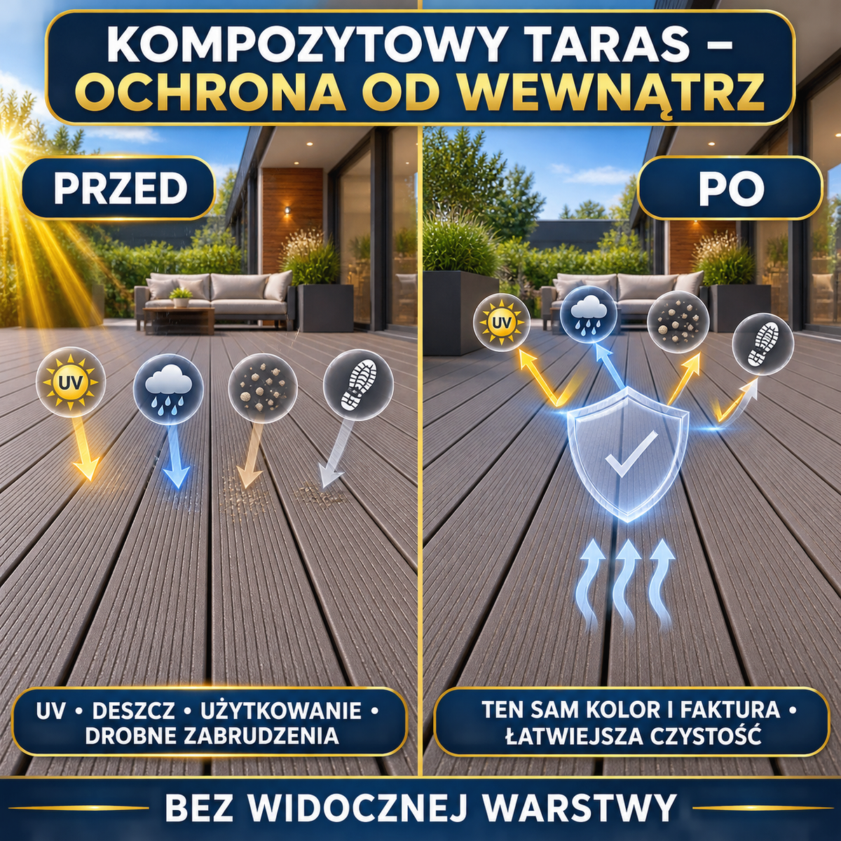 ESANDOL pro line powłoka ochronna deski tarasowe kompozytowe
