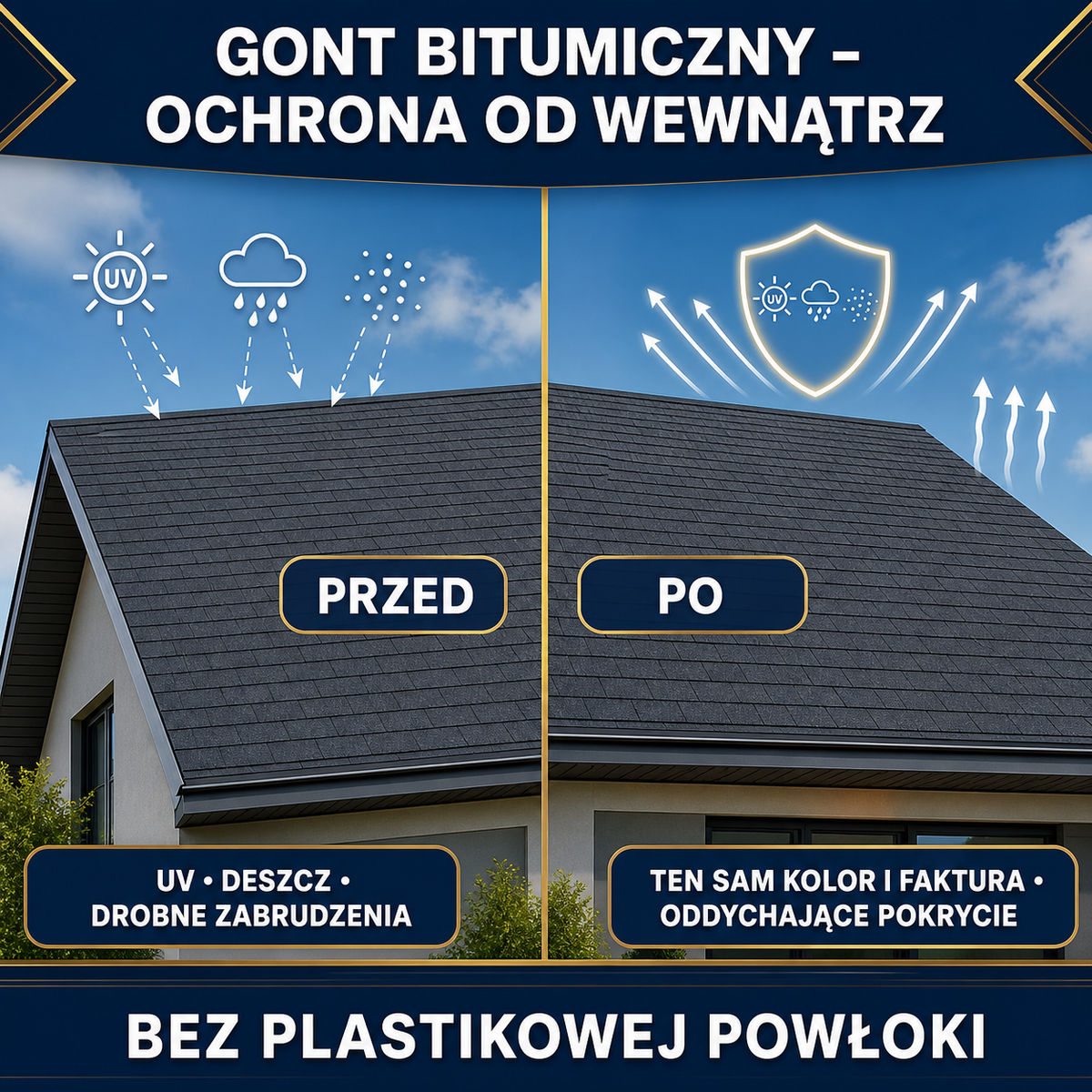 ESANDOL pro line powłoka ochronna gont bitumiczny