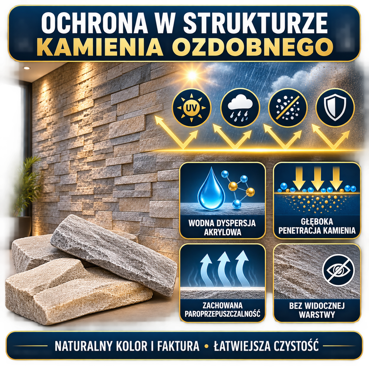 ESANDOL pro line powłoka ochronna kamień ozdobny