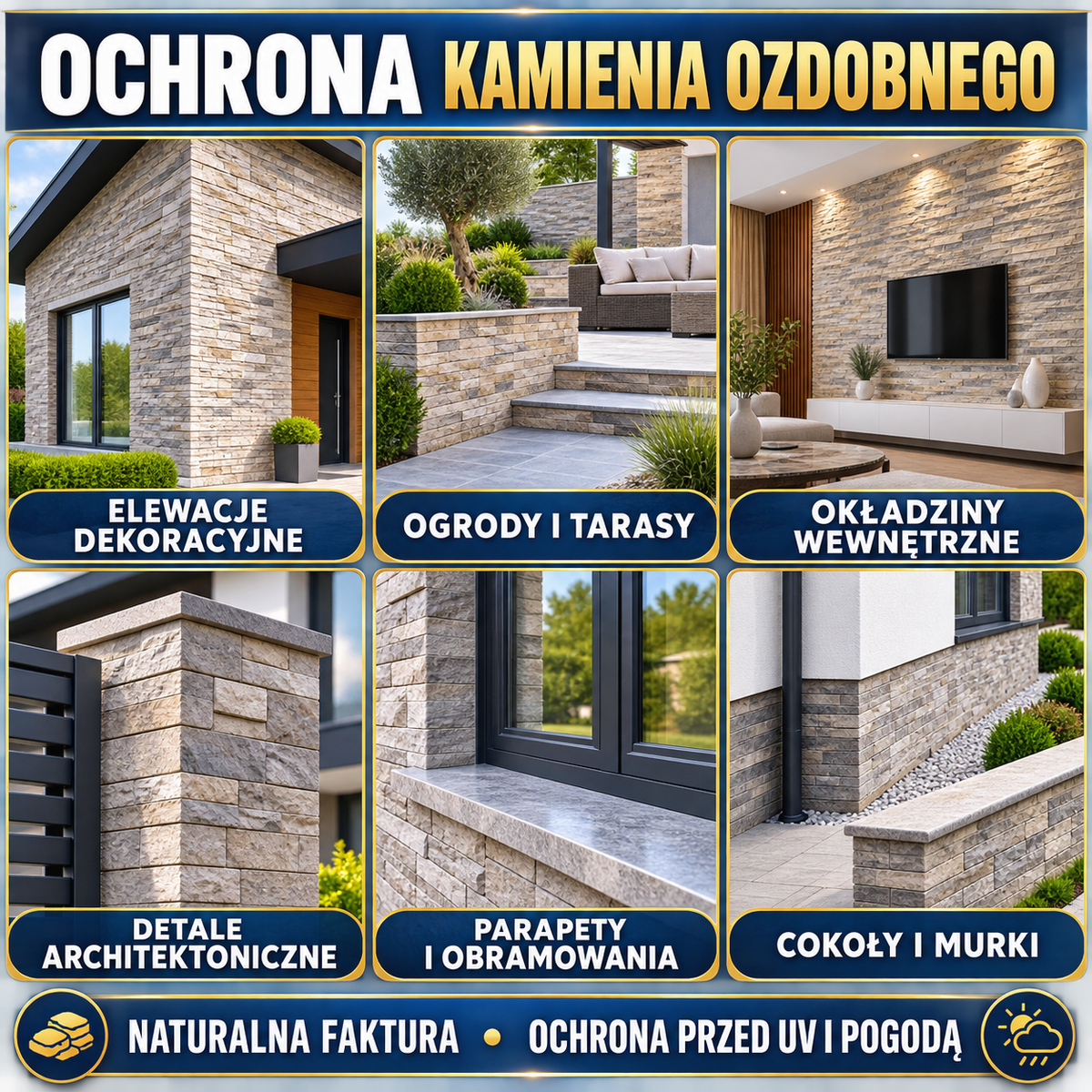 ESANDOL pro line powłoka ochronna kamień ozdobny