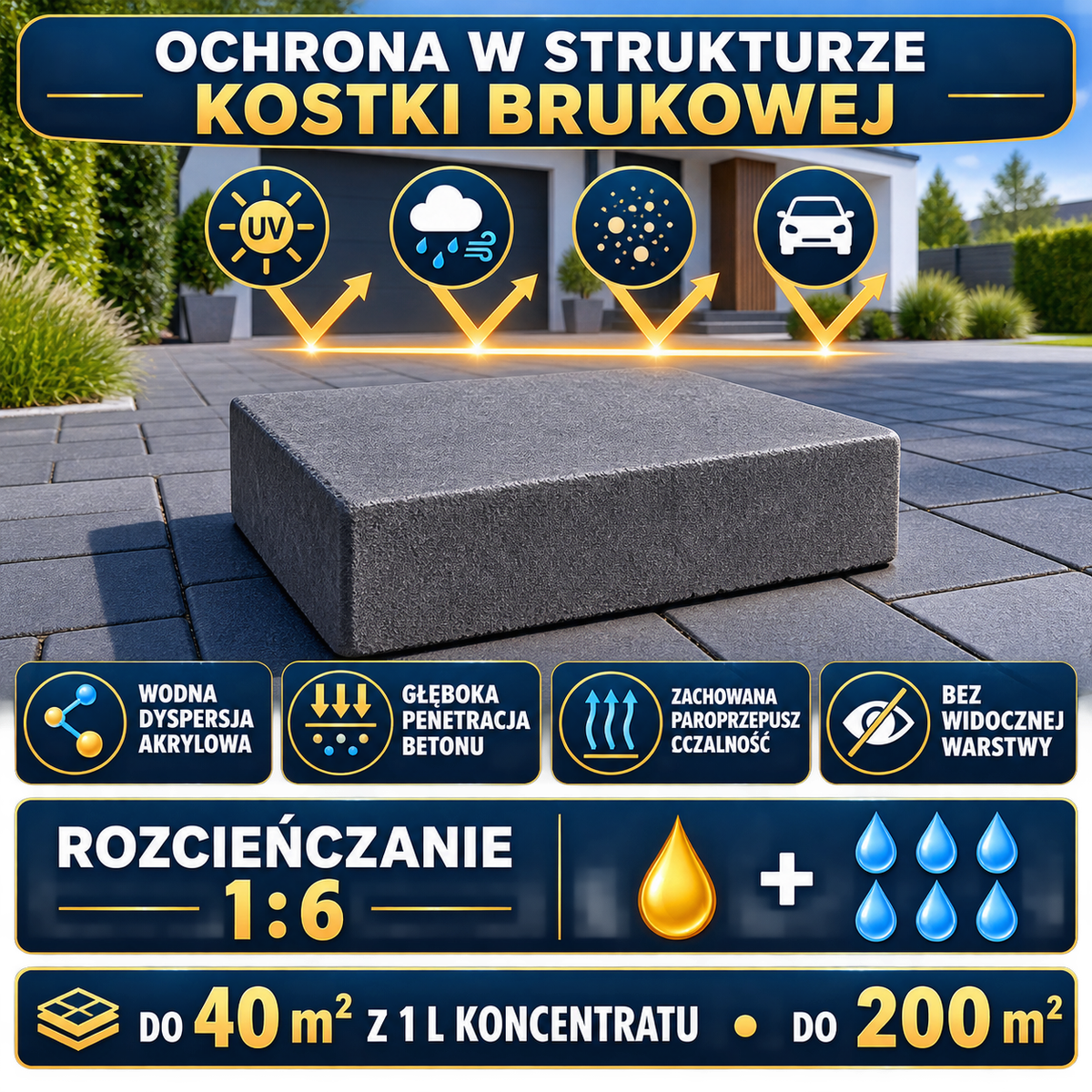 ESANDOL pro line powłoka ochronna kostka brukowa