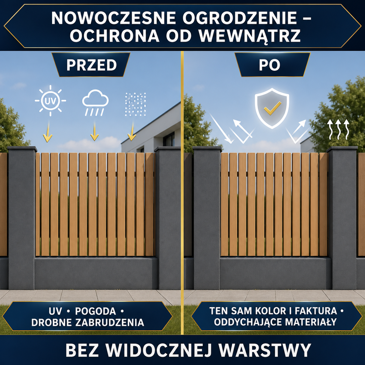 ESANDOL pro line powłoka ochronna ogrodzenie