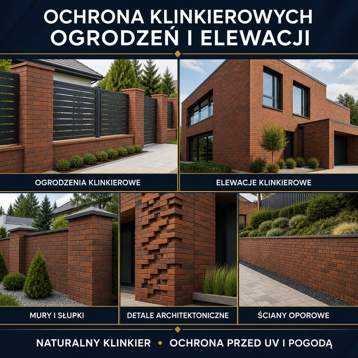 ESANDOL pro line powłoka ochronna ogrodzenie klinkierowe