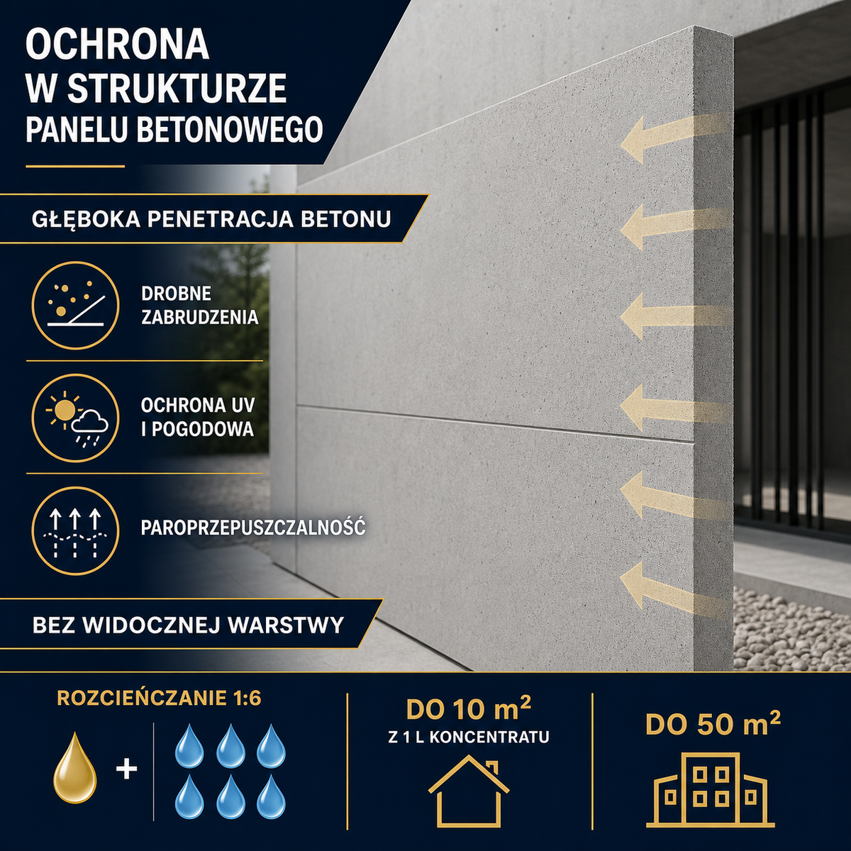ESANDOL pro line powłoka ochronna panele betonowe