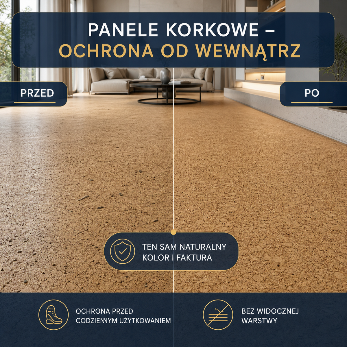 ESANDOL pro line powłoka ochronna panele korkowe