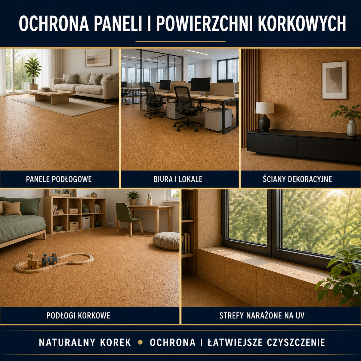 ESANDOL pro line powłoka ochronna panele korkowe