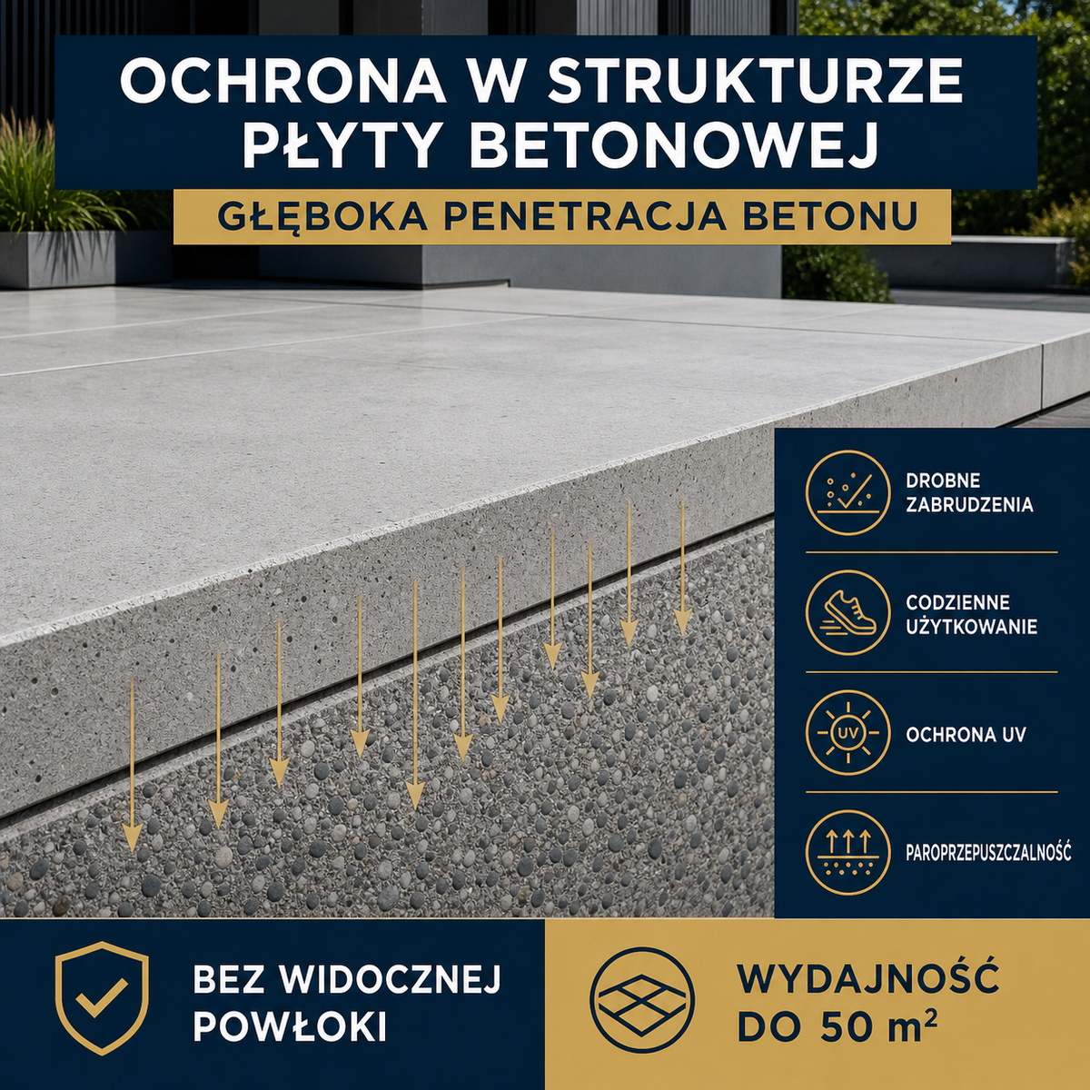 ESANDOL pro line powłoka ochronna płyty tarasowe betonowe