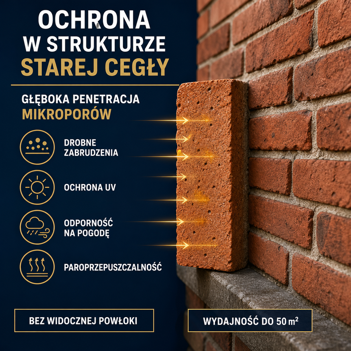 ESANDOL pro line powłoka ochronna stara cegła