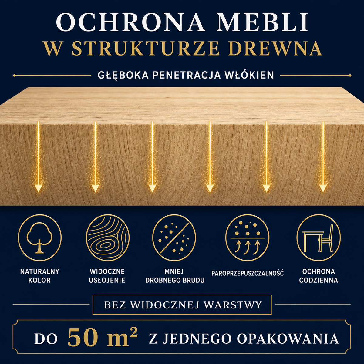 ESANDOL pro line powłoka polimerowa meble drewniane