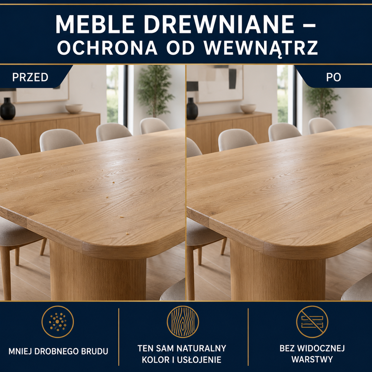 ESANDOL pro line powłoka polimerowa meble drewniane