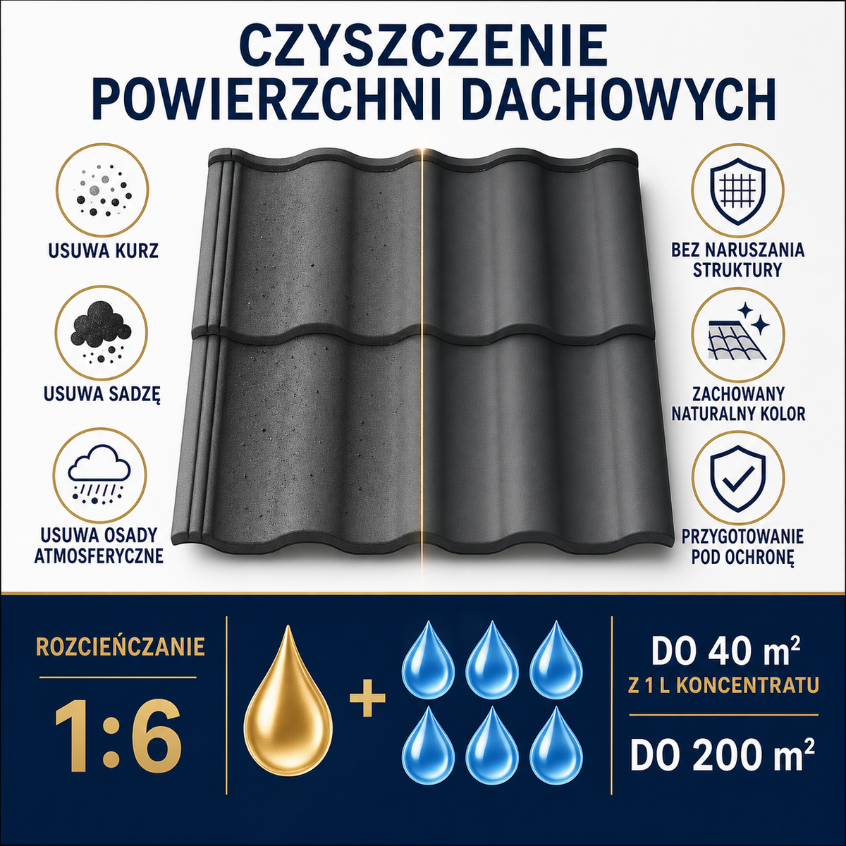 ESANDOL pro line preparat czyszczący dach