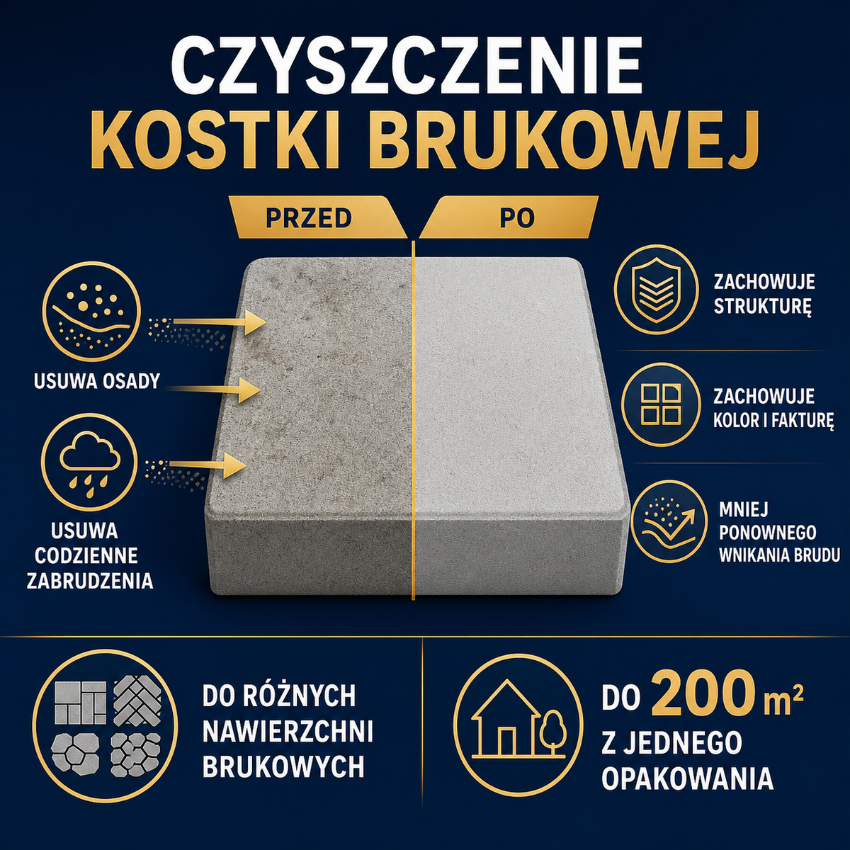 ESANDOL pro line preparat czyszczący kostka brukowa