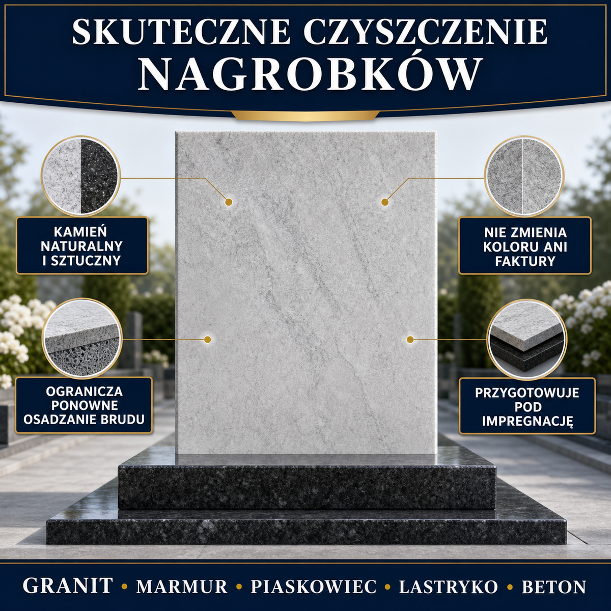 ESANDOL pro line preparat czyszczący nagrobki