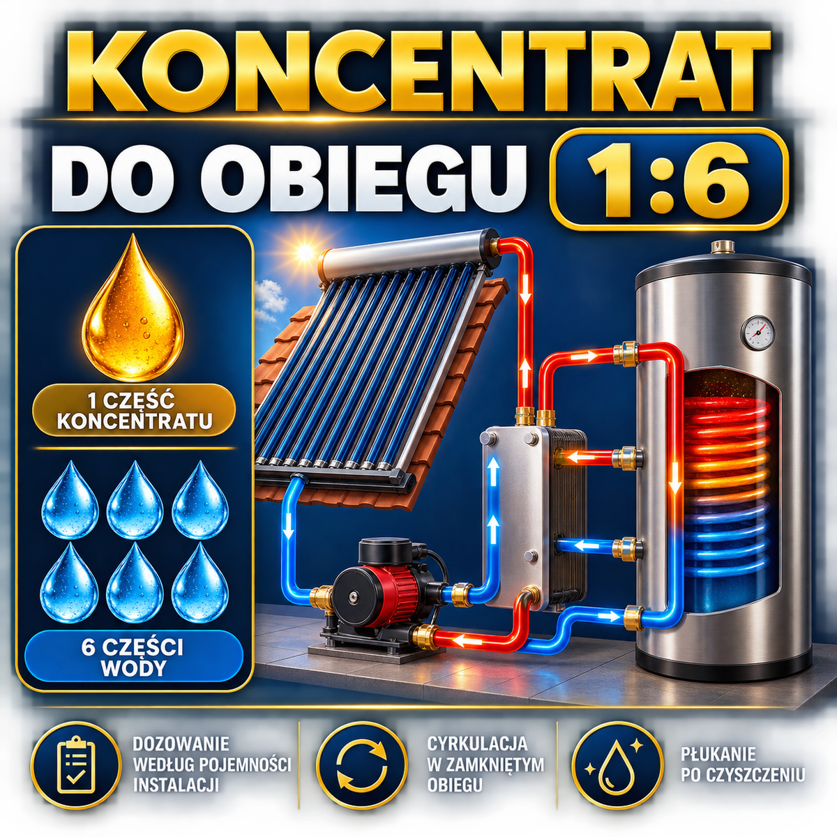 ESANDOL pro line preparat czyszczący systemy solarne