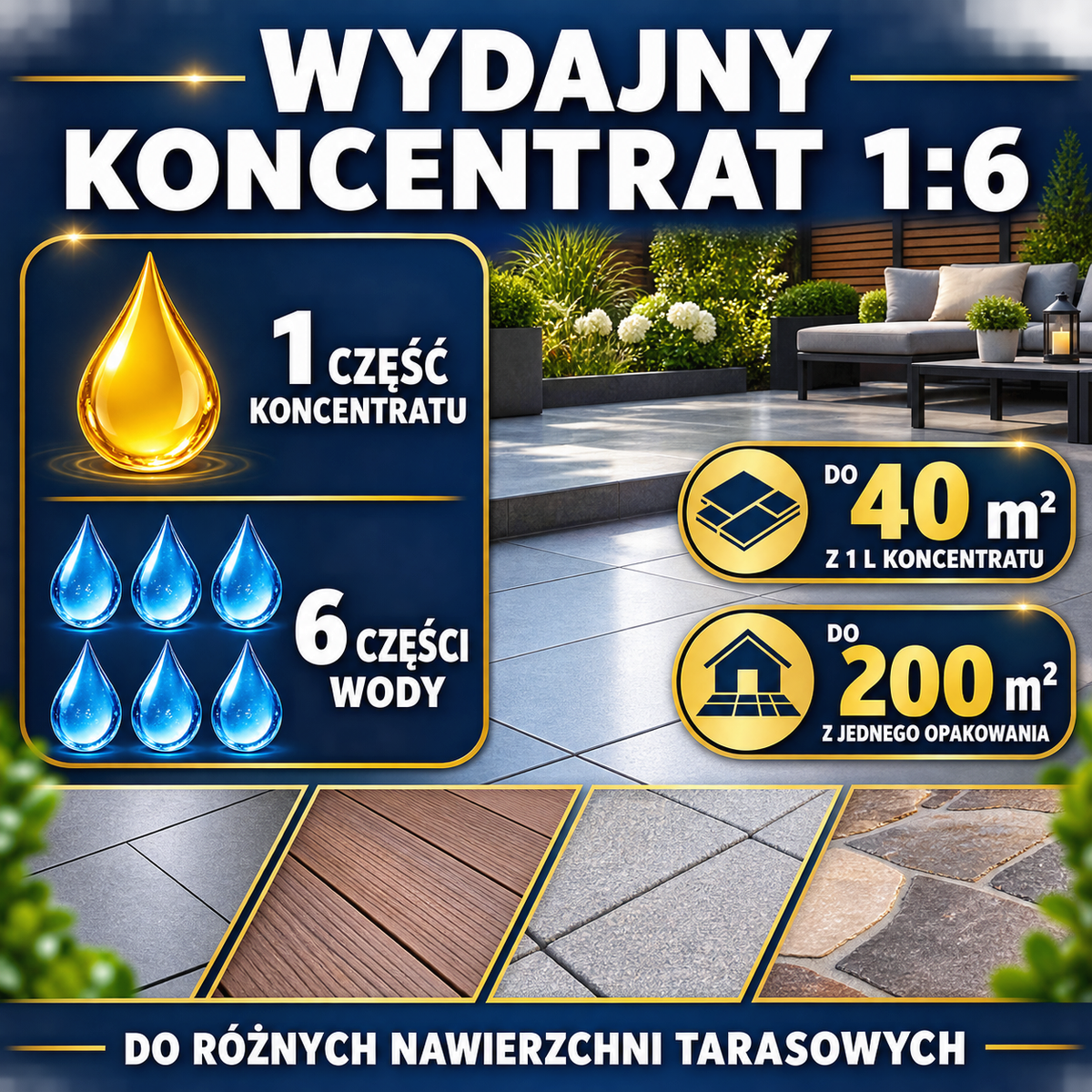 ESANDOL pro line preparat czyszczący taras
