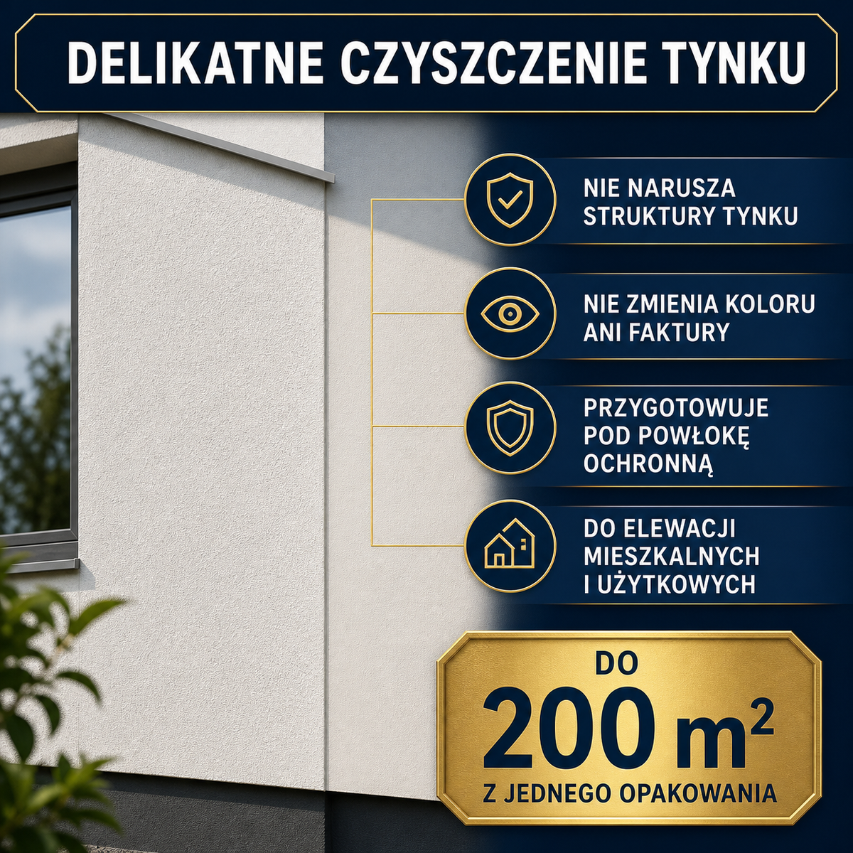 ESANDOL pro line preparat czyszczący tynk elewacyjny