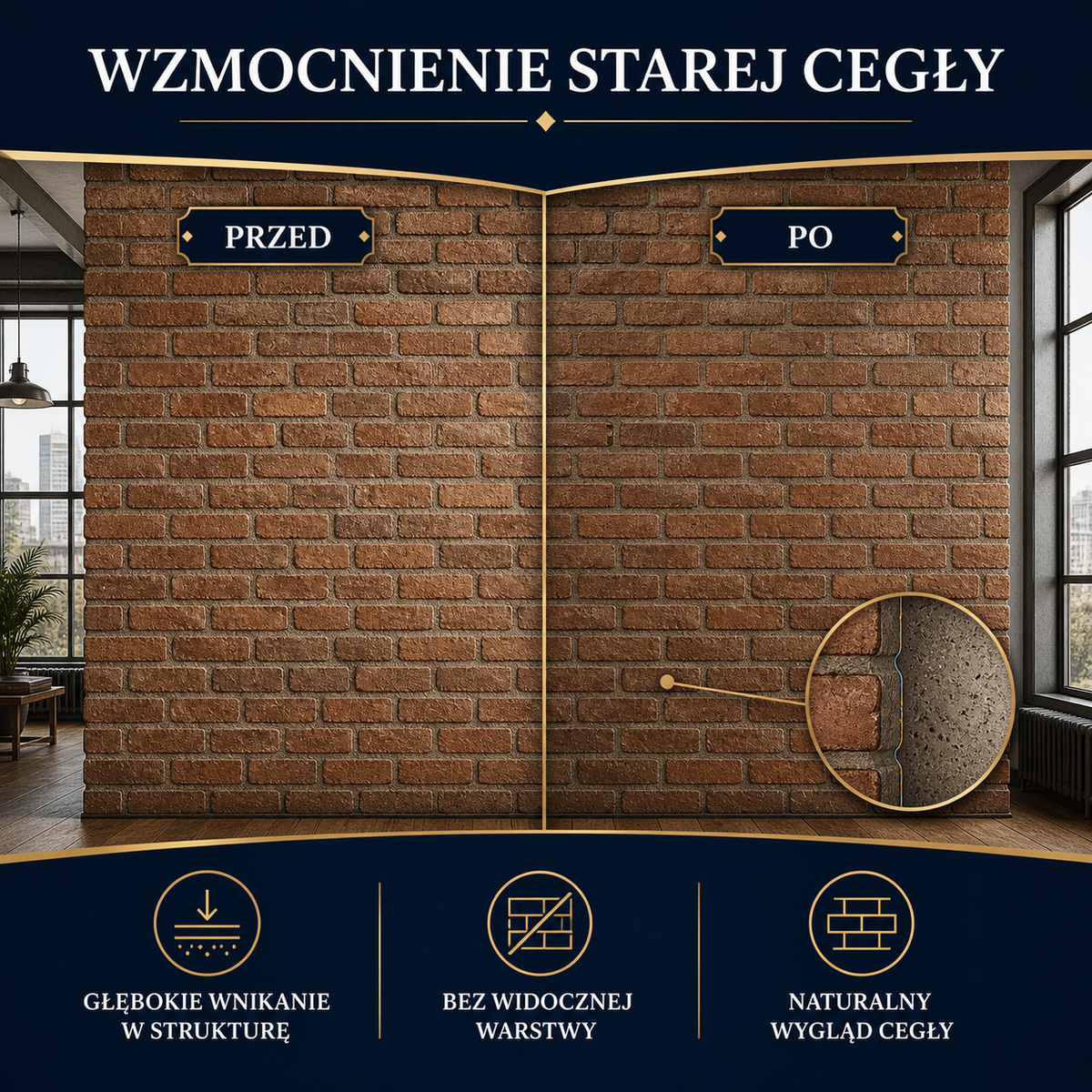 ESANDOL pro line preparat gruntujący stara cegła