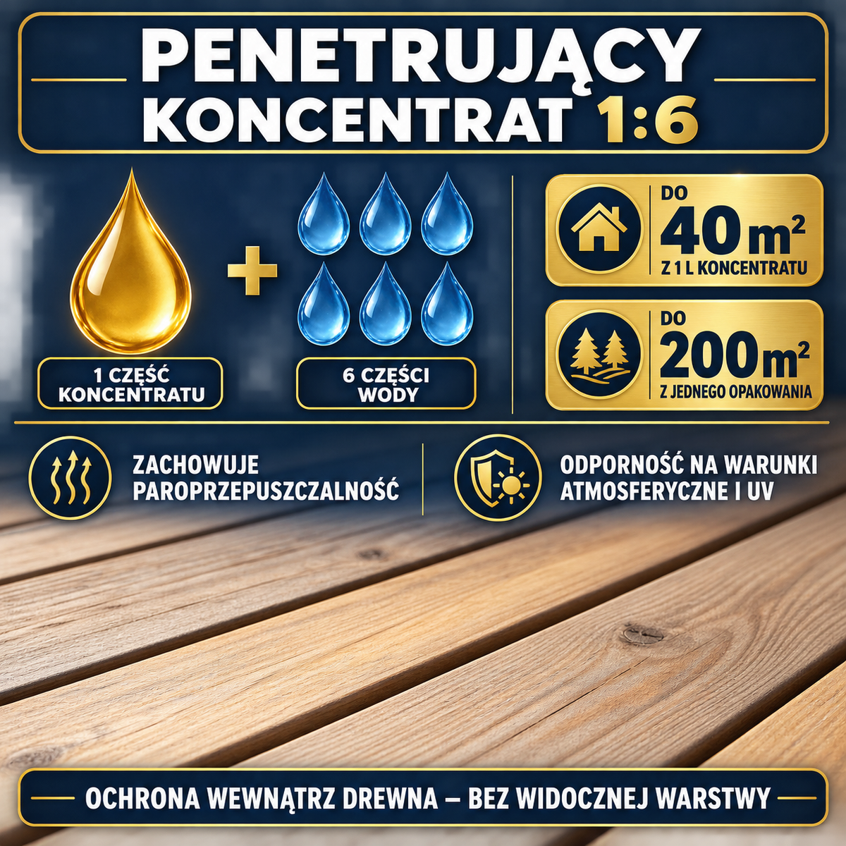 ESANDOL pro powłoka polimerowa konstrukcje drewniane