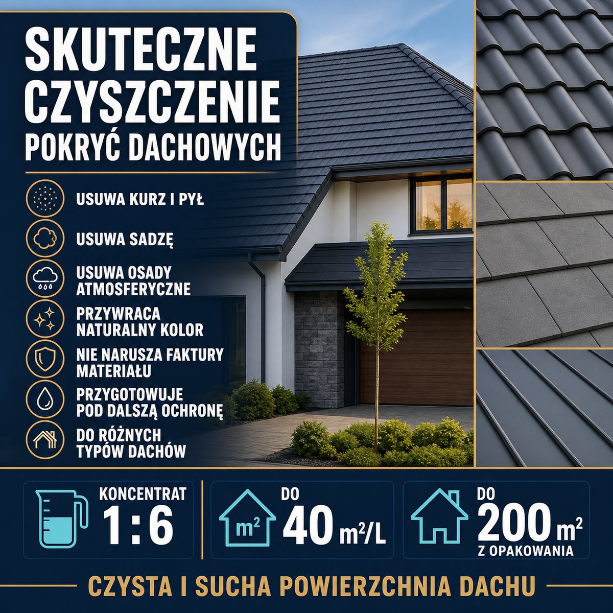 HYDROPROX czyszczenie dach
