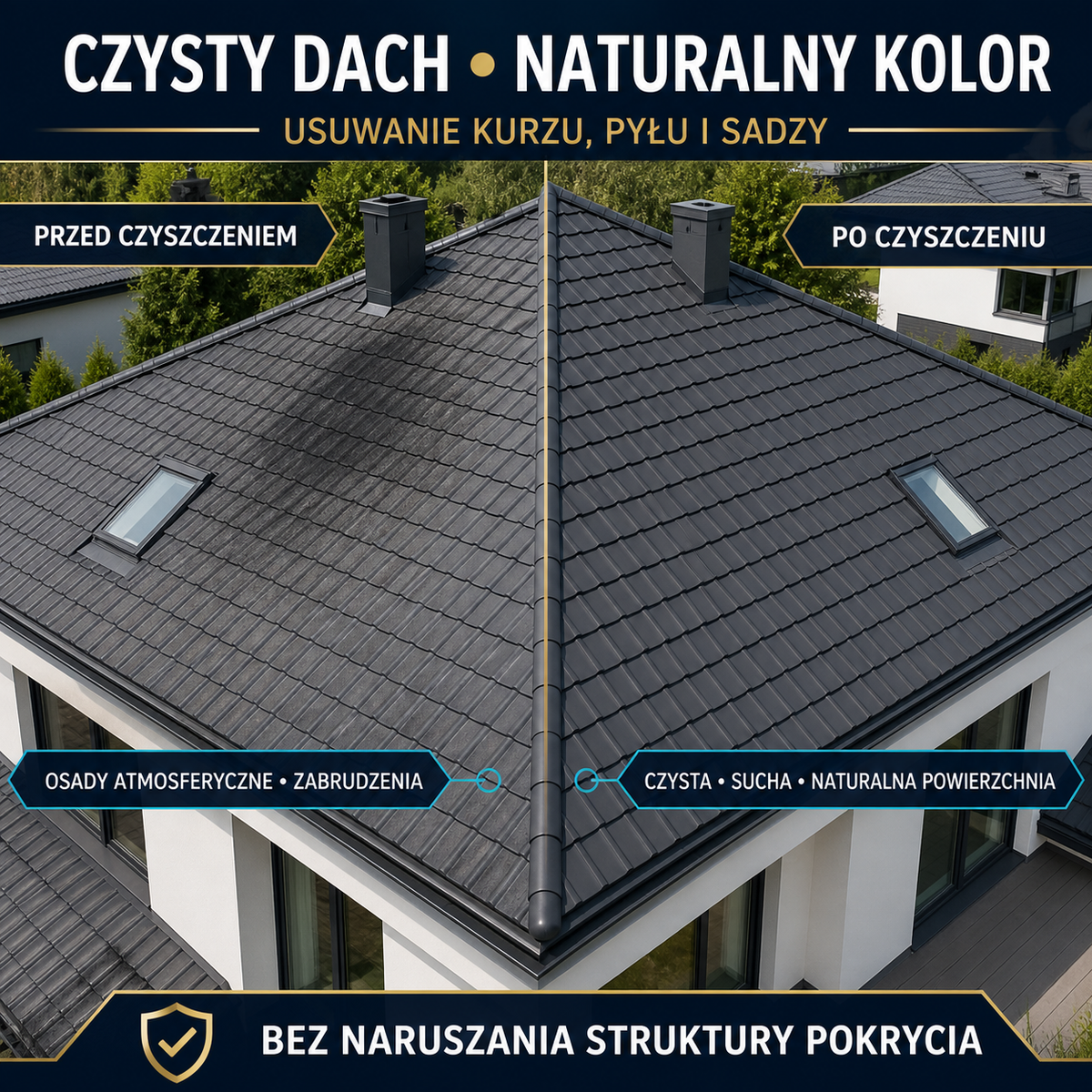 HYDROPROX czyszczenie dach