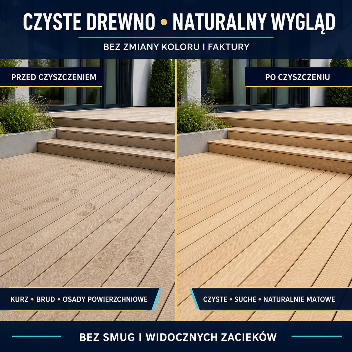 HYDROPROX czyszczenie drewno