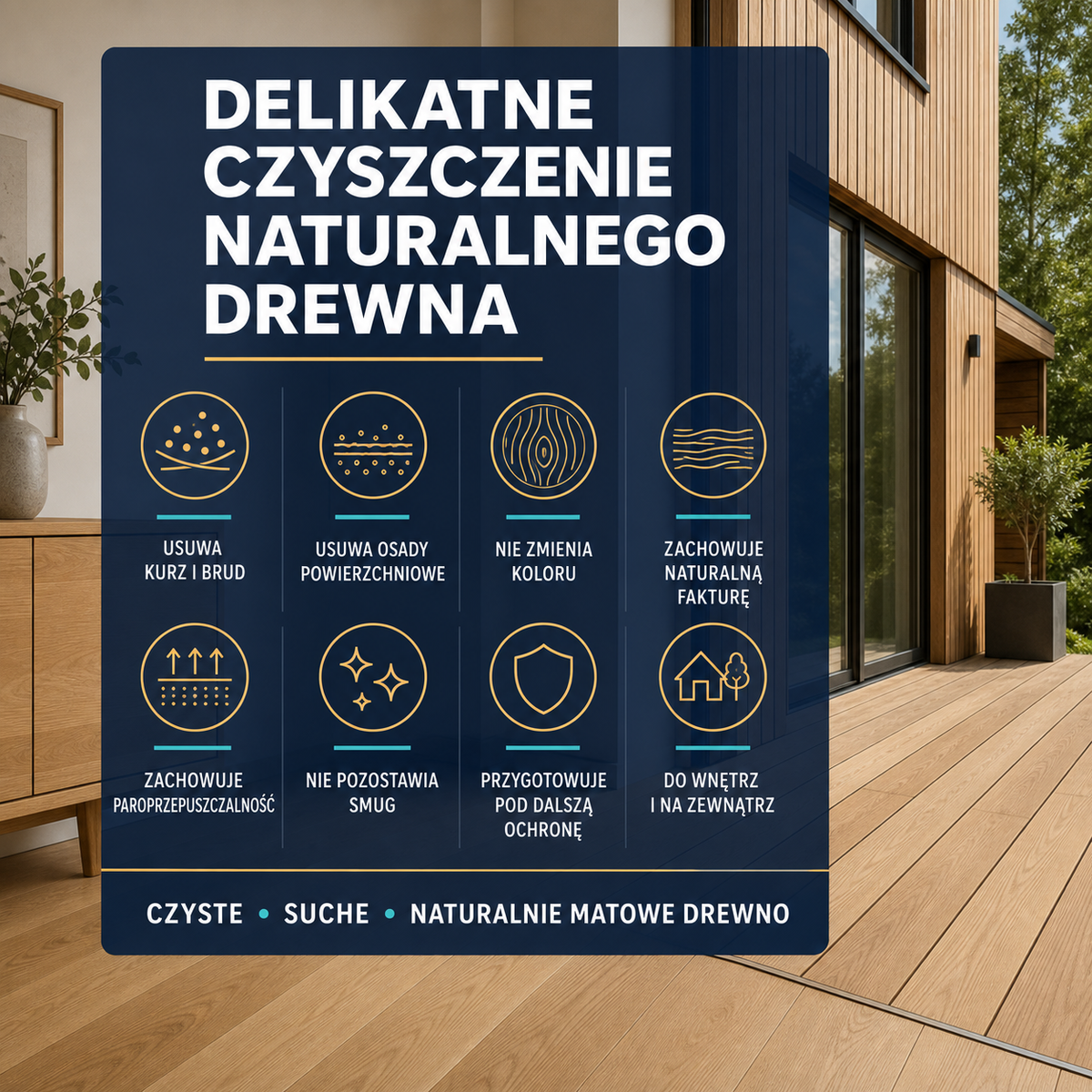 HYDROPROX czyszczenie drewno