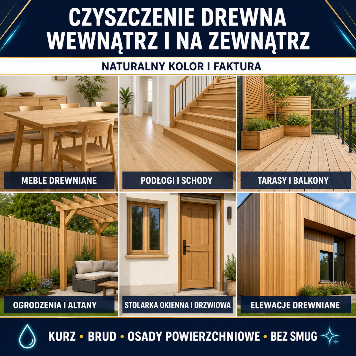 HYDROPROX czyszczenie drewno