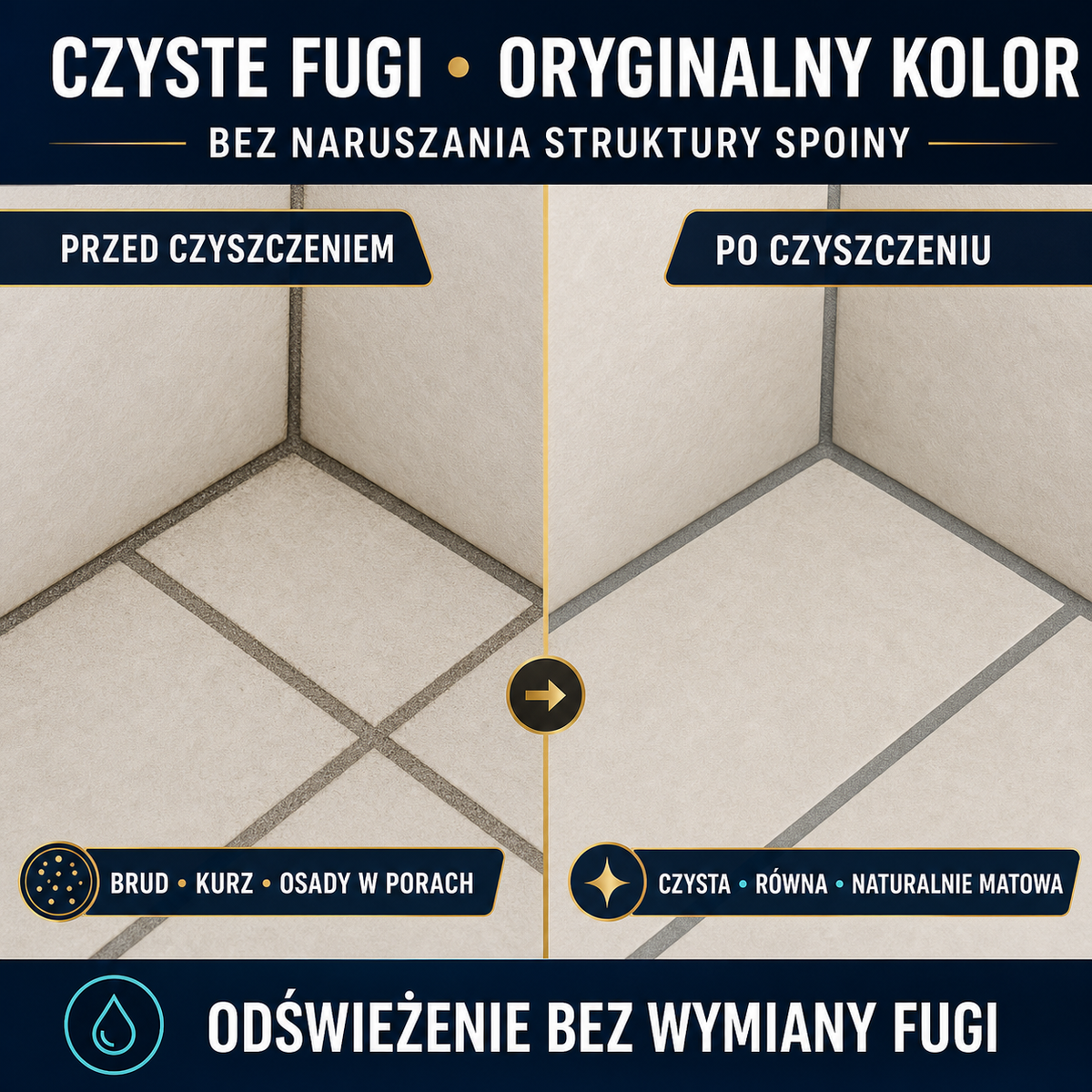 HYDROPROX czyszczenie fugi