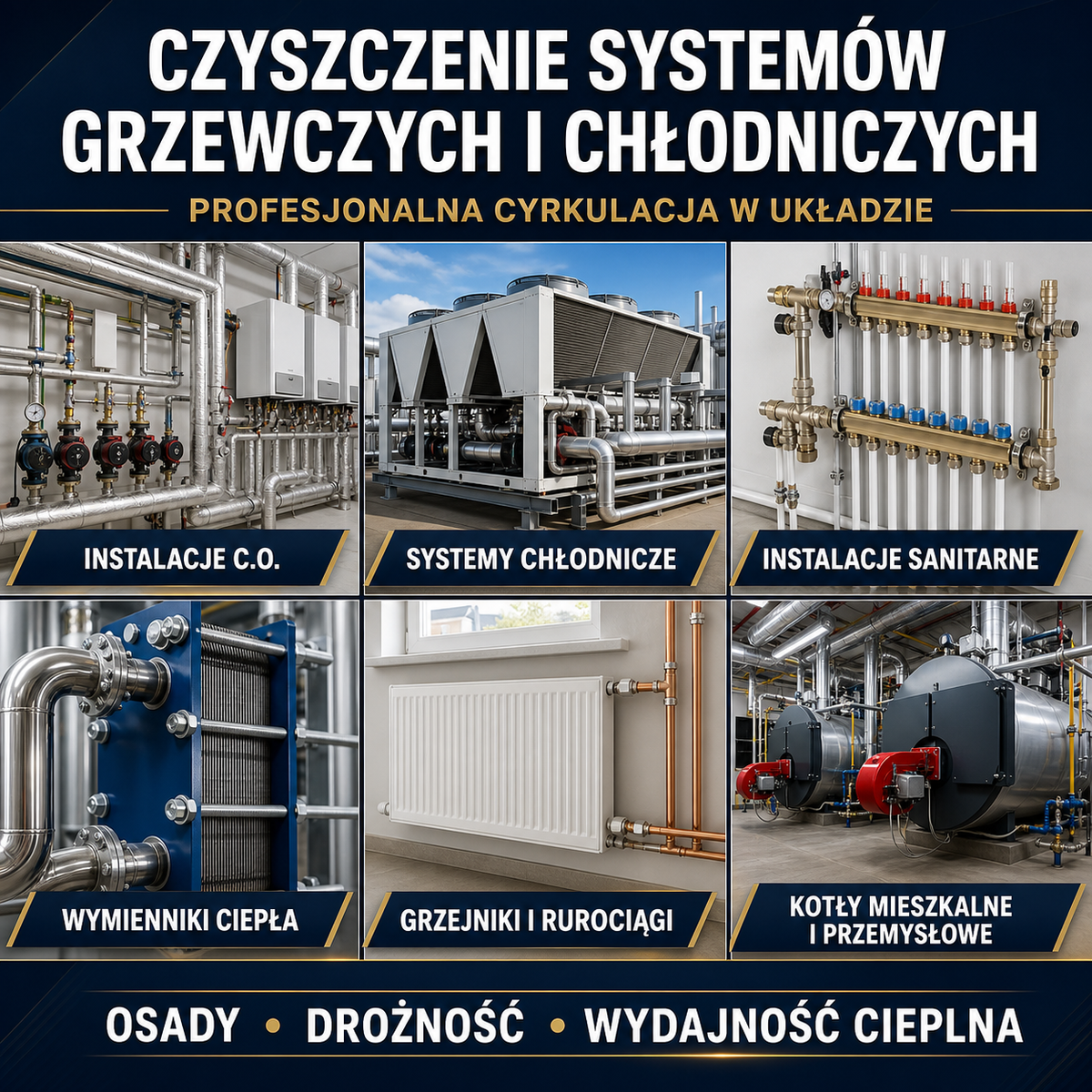 HYDROPROX czyszczenie instalacja ciepłownicza
