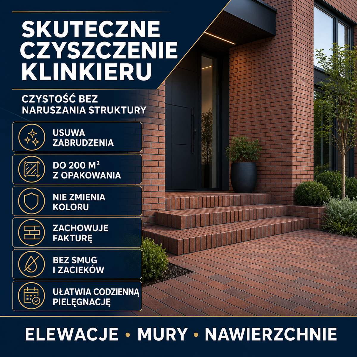 HYDROPROX czyszczenie klinkier