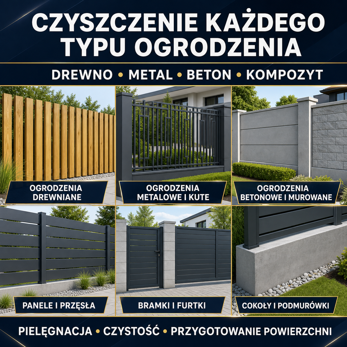 HYDROPROX czyszczenie ogrodzenie