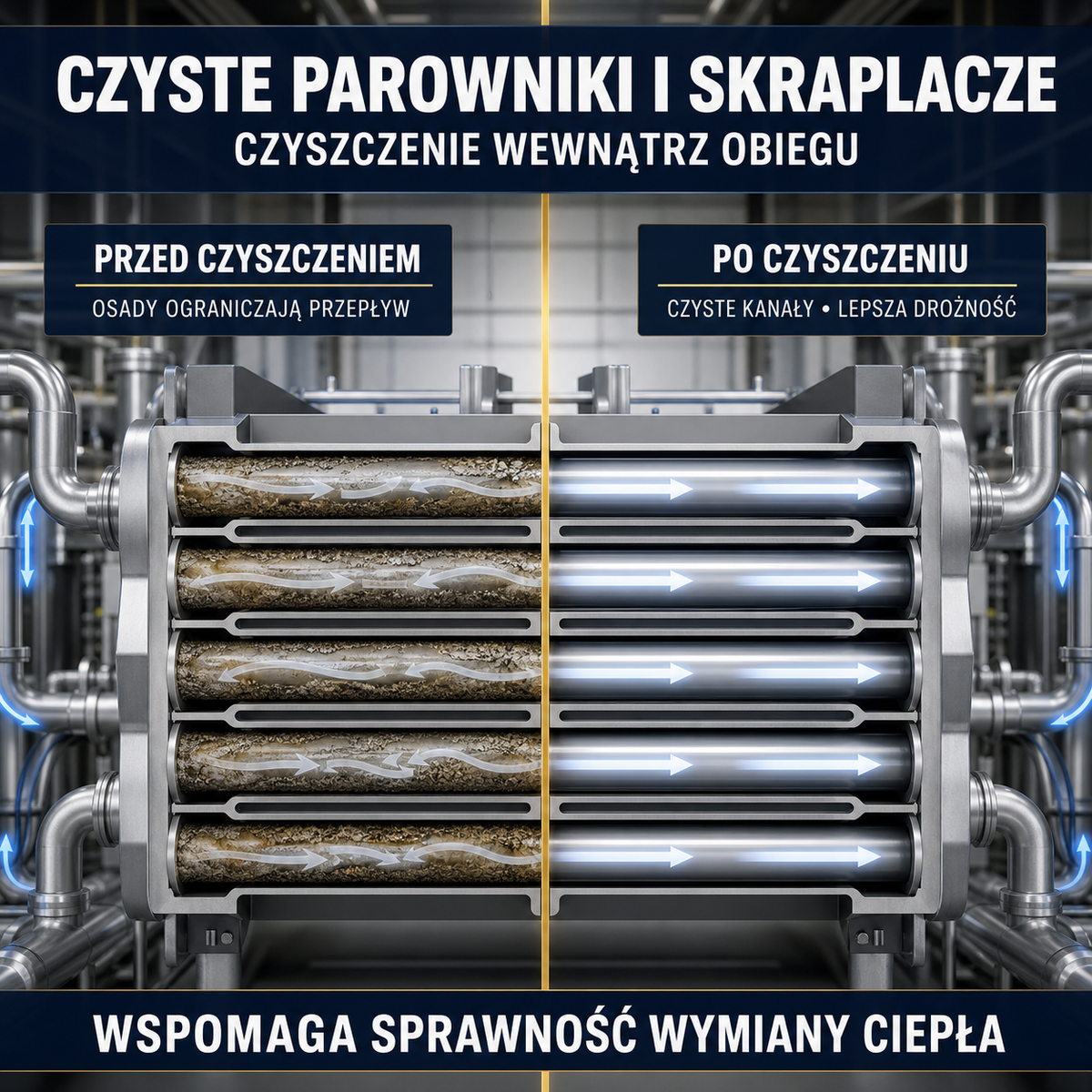 HYDROPROX czyszczenie parowniki i skraplacze