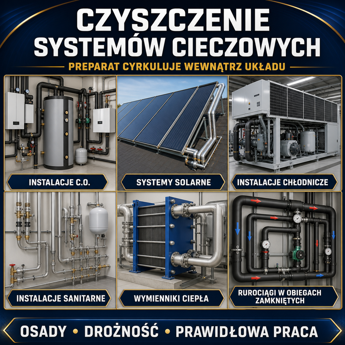 HYDROPROX czyszczenie systemy solarne