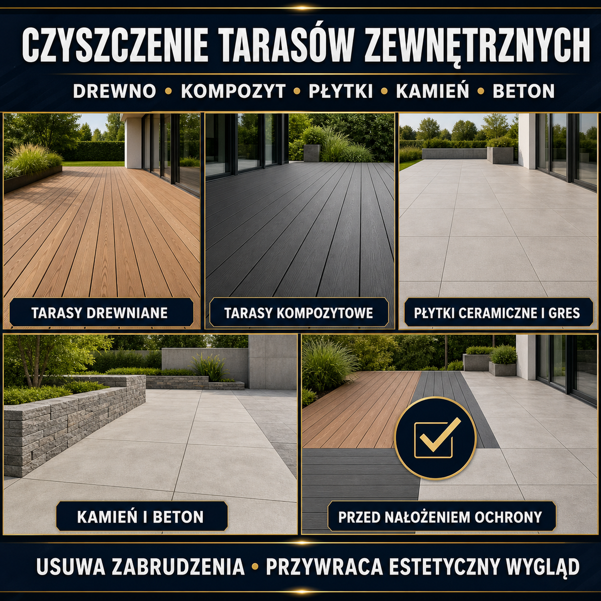 HYDROPROX czyszczenie taras