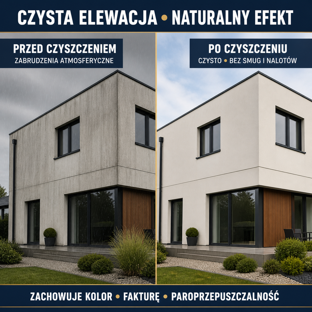 HYDROPROX czyszczenie tynk elewacyjny