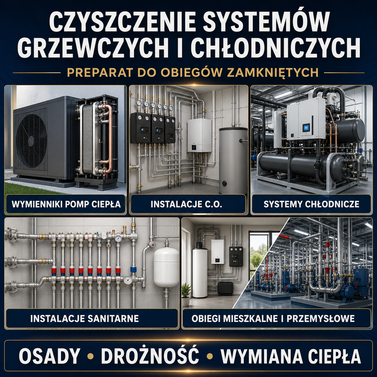 HYDROPROX czyszczenie wymienniki pomp ciepła