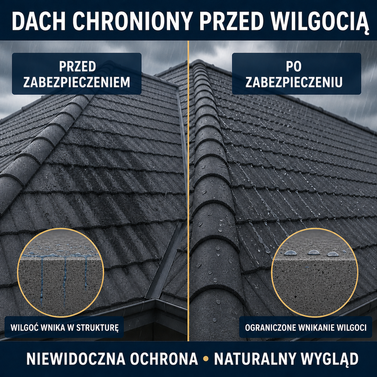 HYDROPROX impregnat przeciwwilgociowy dach