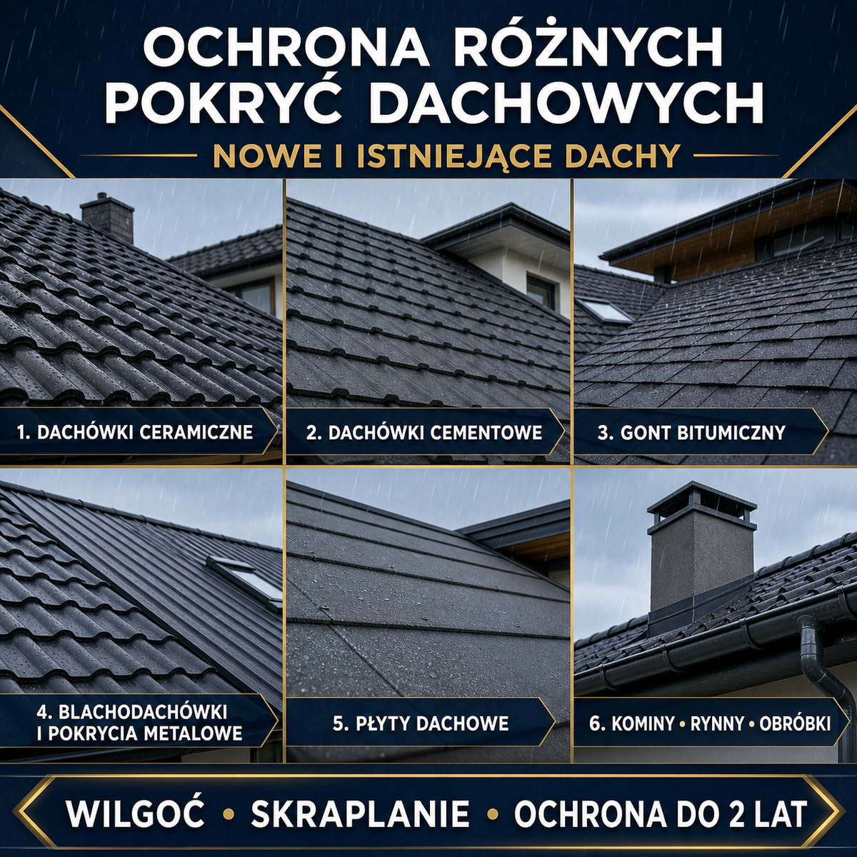 HYDROPROX impregnat przeciwwilgociowy dach