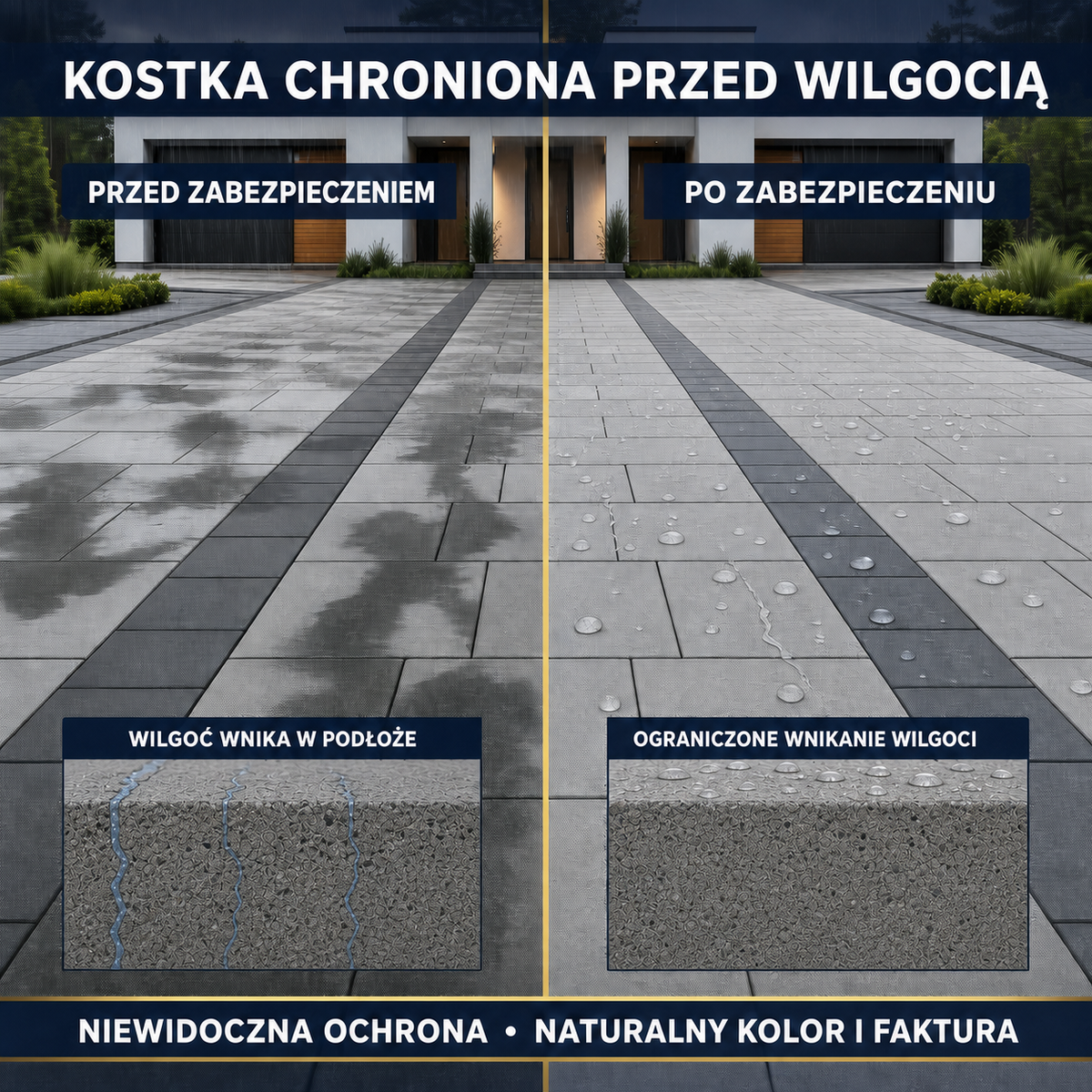 HYDROPROX impregnat przeciwwilgociowy kostka brukowa