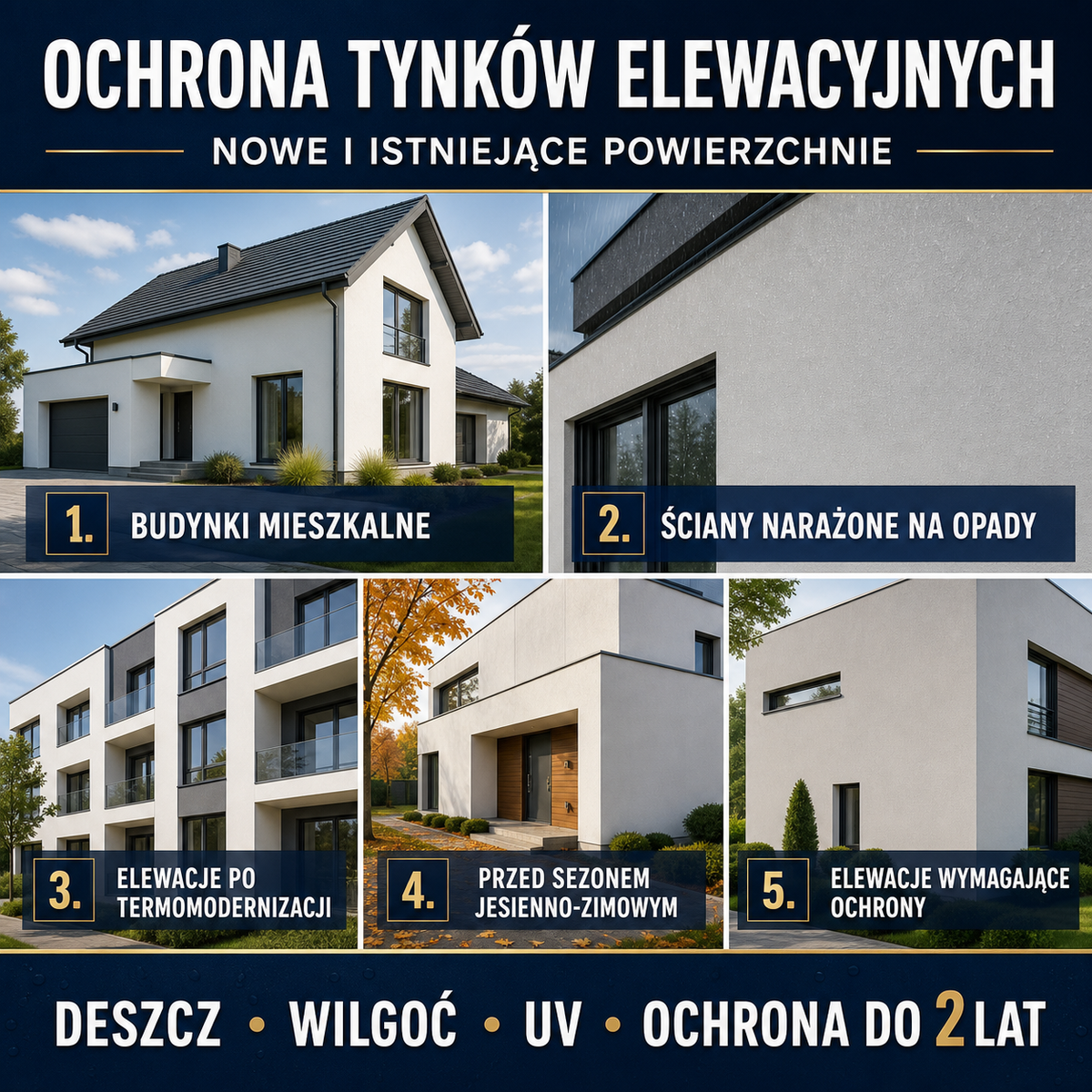 HYDROPROX impregnat przeciwwilgociowy tynk elewacyjny