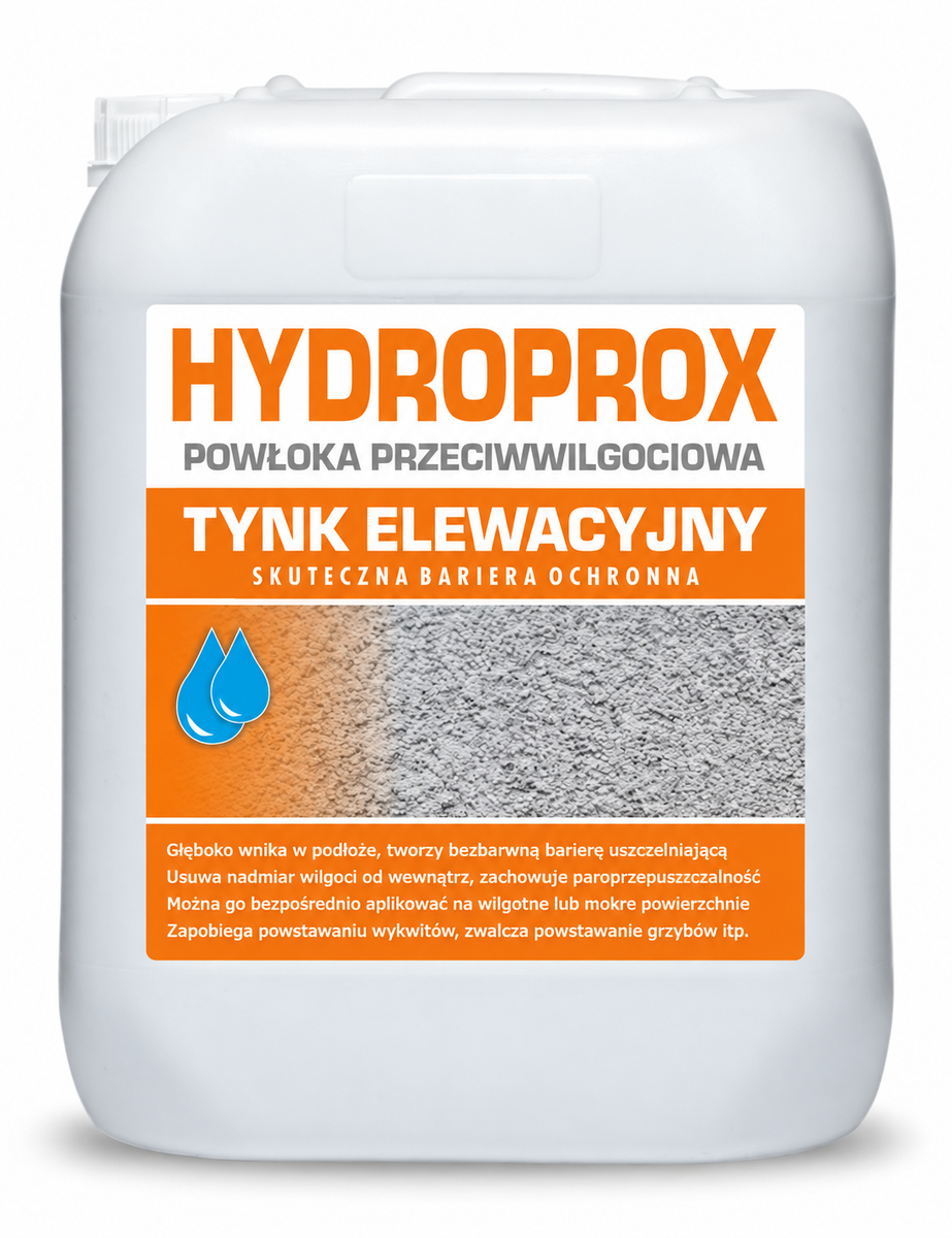 HYDROPROX impregnat przeciwwilgociowy tynk elewacyjny