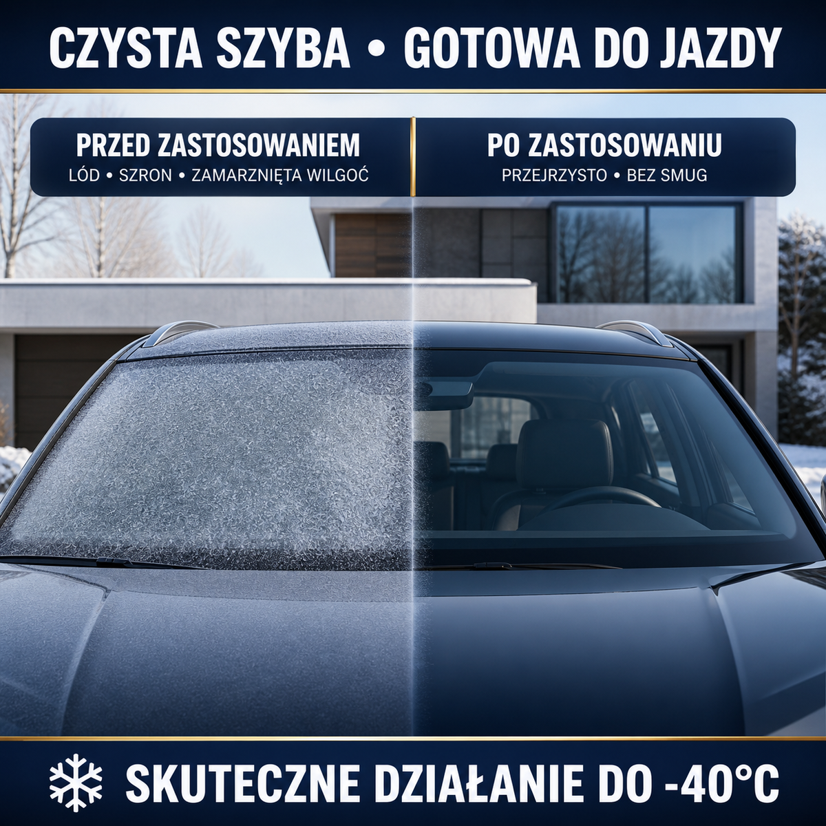 HYDROPROX odmrażacz do szyb z woskiem polimerowym -40°C