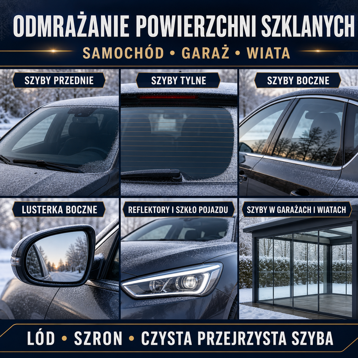 HYDROPROX odmrażacz do szyb z woskiem polimerowym -40°C